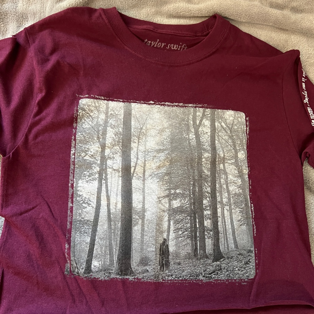 Taylor Swift Folklore In The Trees Long Sleeve Cr… - image 6
